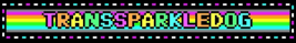 transsparkledog blinkie